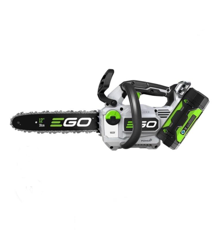 Аккумуляторная цепная пила EGO CS1200 для работ на участке
