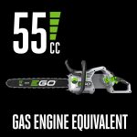 EGO CS2000 мощность бензопилы 55 куб. см